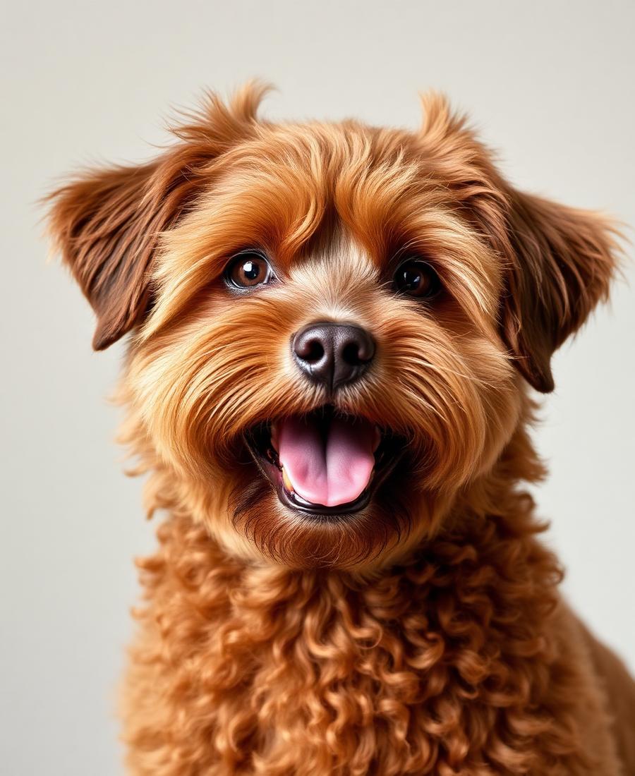 Dog after grooming